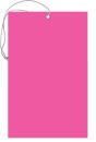  Elastic String Tag 3 1/2x5 1/2 Fluorescent pink